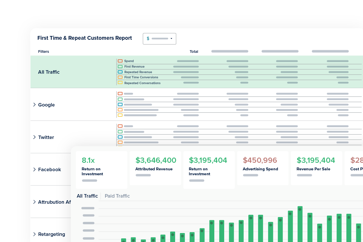 Attribution App Screen One